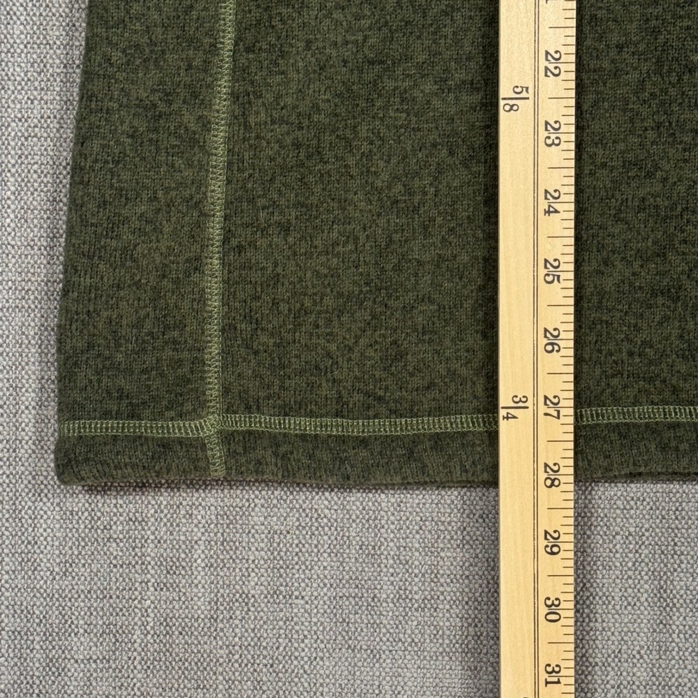 The North Face Gordon Lyons 1/4 Zip Fleece Pullover Green Mens XL Sweater - Picture 10 of 11